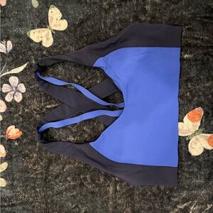 lululemon athletica Blue and Black Sports Bra